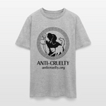 Load image into Gallery viewer, "Vintage Anti-Cruelty Greek Key" Bright Unisex Classic T-Shirt - heather gray
