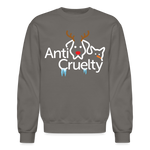 Load image into Gallery viewer, 2025 Anti-Cruelty Holiday Crewneck Sweatshirt - asphalt gray
