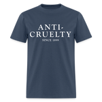 Load image into Gallery viewer, Anti-Cruelty 40's Logo T-Shirt -  blue dusk
