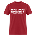 Load image into Gallery viewer, "Big Dog Energy" Unisex Classic T-Shirt - dark red

