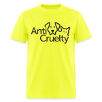Load image into Gallery viewer, Anti-Cruelty Bright Unisex Classic T-Shirt - safety green
