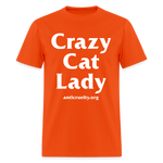Load image into Gallery viewer, &quot;Crazy Cat Lady&quot; Unisex Classic T-Shirt - orange
