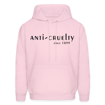 Load image into Gallery viewer, Anti-Cruelty 70's Retro Logo Men's Hoodie - pale pink
