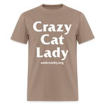 Load image into Gallery viewer, &quot;Crazy Cat Lady&quot; Unisex Classic T-Shirt - brown savana
