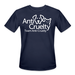 Load image into Gallery viewer, Team Anti-Cruelty Men’s Moisture Wicking Performance T-Shirt - navy
