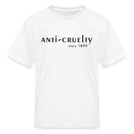 Load image into Gallery viewer, Anti-Cruelty 70's Retro Logo Kids' T-Shirt - white
