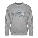 Load image into Gallery viewer, Anti-Cruelty "Snuggle Season" Logo Premium Sweatshirt - heather grey
