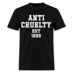 Load image into Gallery viewer, Anti-Cruelty University T-Shirt - black
