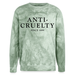 Load image into Gallery viewer, Anti-Cruelty 40's Logo Colorblast Crewneck Sweatshirt - fern
