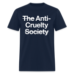 Load image into Gallery viewer, Anti-Cruelty Dark T-Shirt - navy

