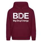 Load image into Gallery viewer, Big Dog Energy Dark Hoodie - burgundy
