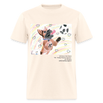 Load image into Gallery viewer, &quot;Mr. Teddy Playing Soccer&quot; Art From The Heart Shirt - natural
