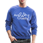 Load image into Gallery viewer, Anti-Cruelty Valentine's Day Logo Crewneck Sweatshirt - royal blue
