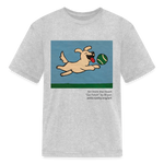 Load image into Gallery viewer, &quot;Go Fetch&quot; Art From The Heart Kids&#39; T-Shirt - heather gray
