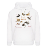 Load image into Gallery viewer, Anti-Cruelty and Paige Halminiak Designs Hoodie (Front Illustration) - white
