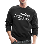 Load image into Gallery viewer, Anti-Cruelty Valentine's Day Logo Crewneck Sweatshirt - black
