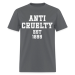 Load image into Gallery viewer, Anti-Cruelty University T-Shirt - charcoal
