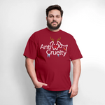 Load image into Gallery viewer, 2025 Anti-Cruelty Holiday T-Shirt - dark red
