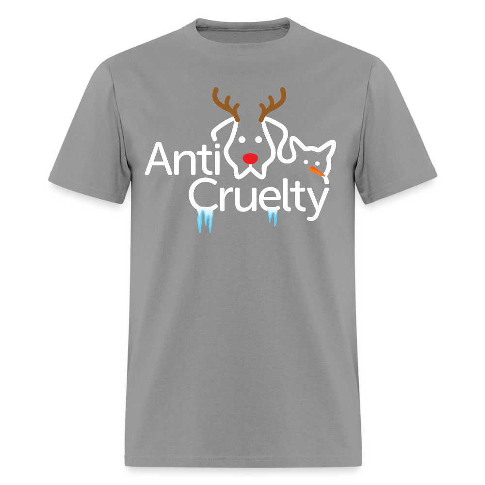 2025 Anti-Cruelty Holiday T-Shirt - gravel 