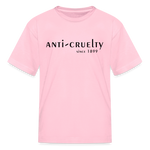 Load image into Gallery viewer, Anti-Cruelty 70's Retro Logo Kids' T-Shirt - pink
