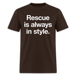 Load image into Gallery viewer, Adoption is always in style. Dark T-Shirt - brown
