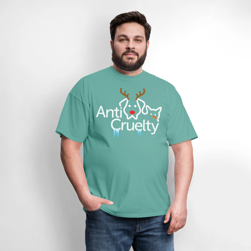 2025 Anti-Cruelty Holiday T-Shirt - aquatic