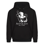Load image into Gallery viewer, Anti-Cruelty 90's Retro Logo Men's Hoodie - black
