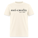 Load image into Gallery viewer, Anti-Cruelty 70's Retro Logo T-Shirt - sweet cream heather
