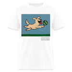 Load image into Gallery viewer, &quot;Go Fetch&quot; Art From The Heart Adult T-Shirt - white
