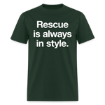 Load image into Gallery viewer, Adoption is always in style. Dark T-Shirt - forest green
