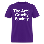 Load image into Gallery viewer, Anti-Cruelty Dark T-Shirt - purple
