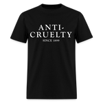 Load image into Gallery viewer, Anti-Cruelty 40's Logo T-Shirt - black
