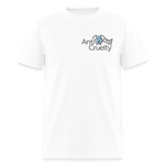 Load image into Gallery viewer, Anti-Cruelty and Paige Halminiak Designs T-Shirt - white
