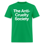 Load image into Gallery viewer, Anti-Cruelty Dark T-Shirt - bright green
