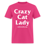 Load image into Gallery viewer, &quot;Crazy Cat Lady&quot; Unisex Classic T-Shirt - fuchsia
