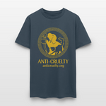 Load image into Gallery viewer, "Vintage Anti-Cruelty Greek Key" Unisex Classic T-Shirt -  blue dusk
