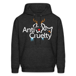 Load image into Gallery viewer, Anti-Cruelty "Frosty Friends" Logo Hoodie - charcoal grey
