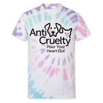Load image into Gallery viewer, "Pour Your Heart Out" Unisex Tie Dye T-Shirt - Pastel Spiral
