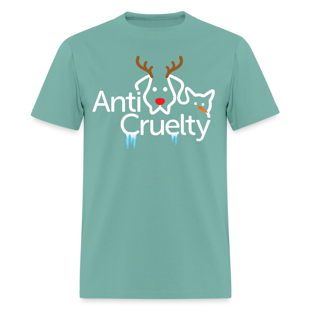 2025 Anti-Cruelty Holiday T-Shirt - aquatic
