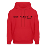 Load image into Gallery viewer, Anti-Cruelty 70's Retro Logo Men's Hoodie - red
