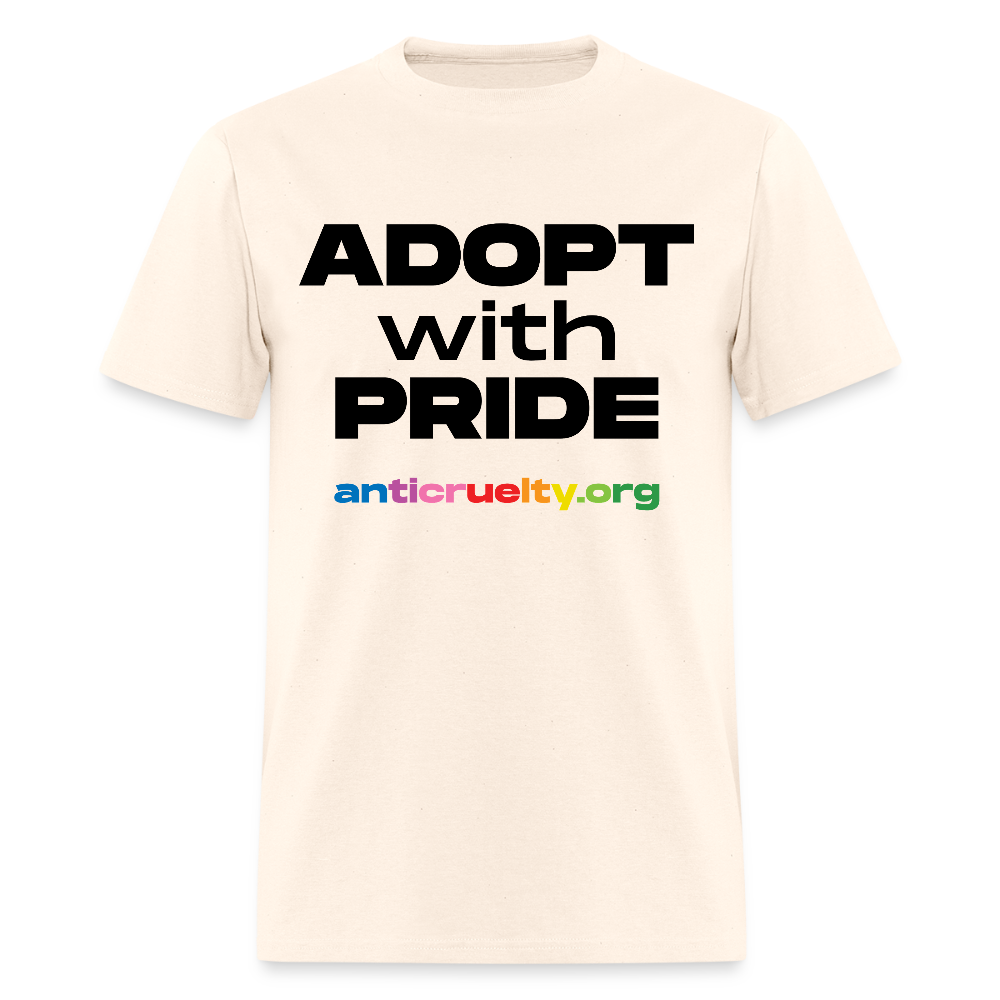 "Adopt With Pride" Unisex Classic T-Shirt - natural