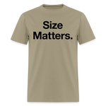 Load image into Gallery viewer, Size Matters T-Shirt - khaki
