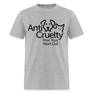 "Pour Your Heart Out" Bright Unisex Classic T-Shirt - heather gray