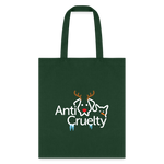 Load image into Gallery viewer, 2025 Anti-Cruelty Holiday Tote Bag - forest green

