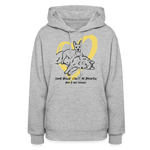 Load image into Gallery viewer, Bird &amp; Dee Forever Women's Hoodie - heather gray

