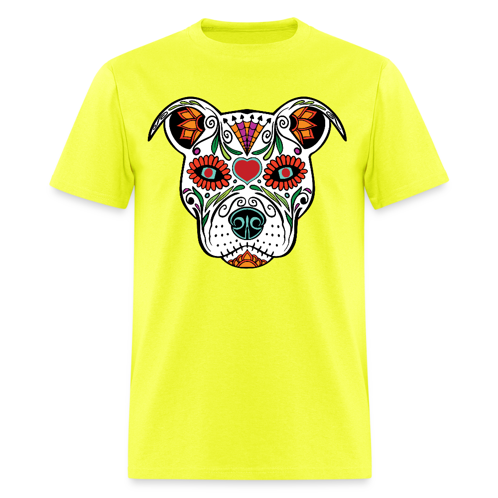 Día de los Doggie T-Shirt - safety green