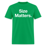Load image into Gallery viewer, Size Matters Dark T-Shirt - bright green
