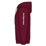 Load image into Gallery viewer, Rescue is always in style. Dark Hoodie - burgundy
