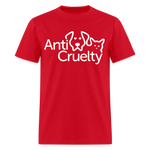 Load image into Gallery viewer, Anti-Cruelty Valentine's Day Logo T-Shirt - red
