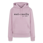 Load image into Gallery viewer, Anti-Cruelty 90's Retro Logo Women’s Hoodie - dusty pink
